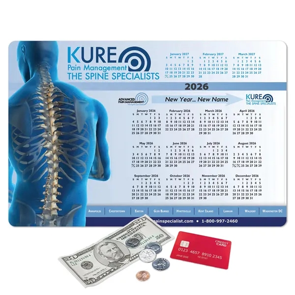 10" x 15" x 1/16" - Heavy Duty Fabric Calendar Counter... from ASI 49716 Digispec & CounterPoint / COUNTERPOINT®