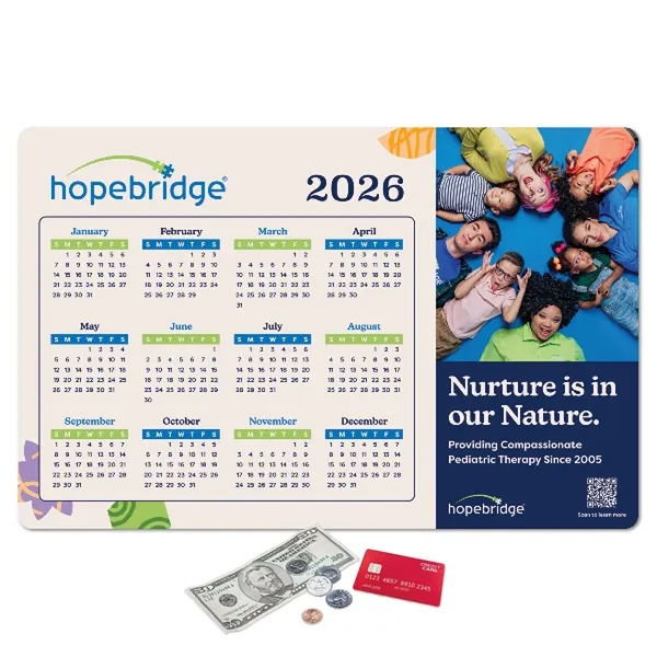 11"x17"x1/16" - DuraTec® Calendar Counter Mat- Made in the USA with... from ASI 49716 Digispec & CounterPoint / COUNTERPOINT®