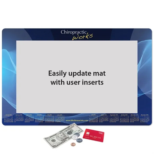 11"x17"x1/8" - DuraTec® Window Calendar Counter Mat- Made in the USA... from ASI 49716 Digispec & CounterPoint / COUNTERPOINT®