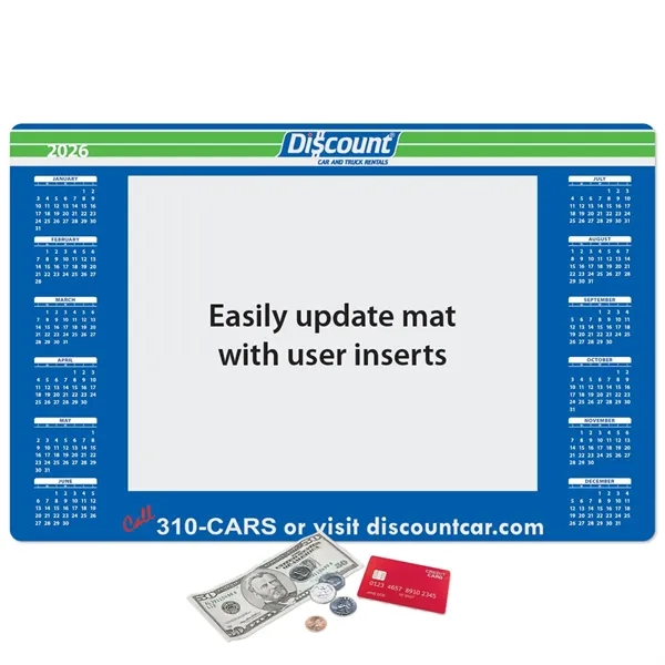 11"x17"x.020" - Ultra Thin Window Calendar Counter Mat- Made in the... from ASI 49716 Digispec & CounterPoint / COUNTERPOINT®