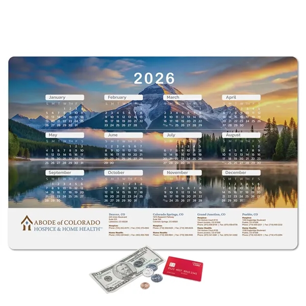 12"x18"x1/8" - DuraTec® Calendar Counter Mat- Made in the USA with... from ASI 49716 Digispec & CounterPoint / COUNTERPOINT®