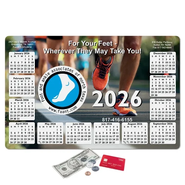11" x 17" x 1/8" - Heavy Duty Calendar Counter Mat... from ASI 49716 Digispec & CounterPoint / COUNTERPOINT®