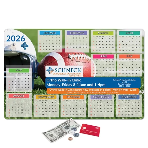 11"x17"x.015" - Ultra Thin Removable/Repositionable Calendar Counter Mat -Made in the... from ASI 49716 Digispec & CounterPoint / COUNTERPOINT®