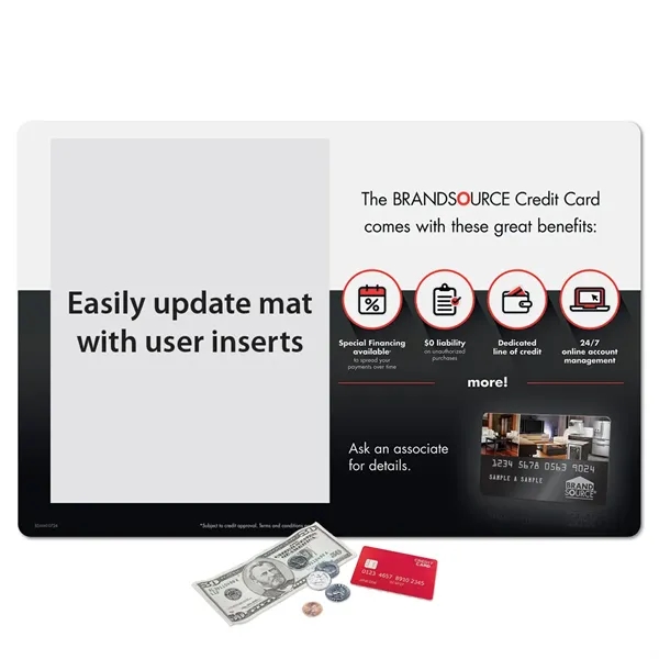 12"x18"x1/16" - DuraTec® Window Counter Mat- Made in the USA with... from ASI 49716 Digispec & CounterPoint / COUNTERPOINT®