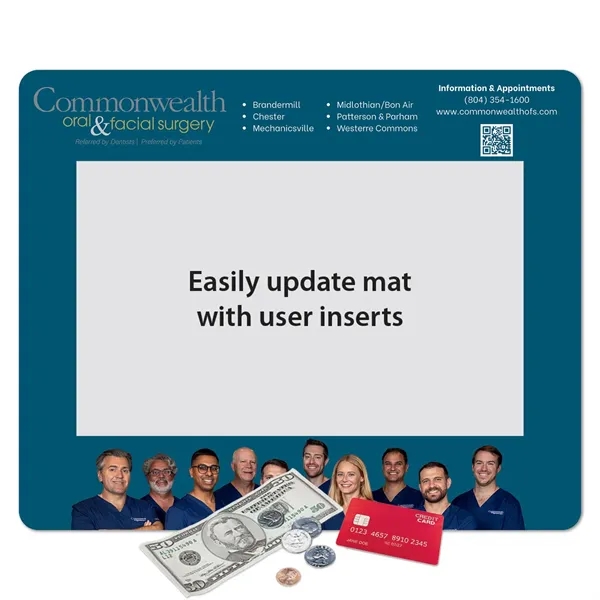 9"x11"x1/16" - DuraTec® Window Counter Mat- Made in the USA with... from ASI 49716 Digispec & CounterPoint / COUNTERPOINT®