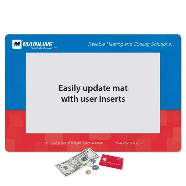 12"x18"x.020" - Ultra Thin Window Counter Mat- Made in the USA... from ASI 49716 Digispec & CounterPoint / COUNTERPOINT®