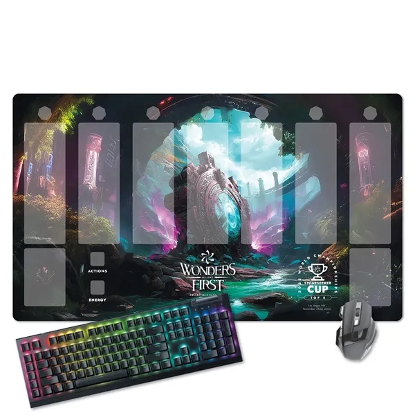 14"x24"x1/8" - Heavy Duty Fabric Gaming Mat- Made in the USA... from ASI 49716 Digispec & CounterPoint / COUNTERPOINT®