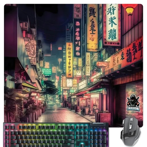 15.75"x17.72"x1/8" - Stitched Edge Fabric Gaming Mat - Made in the... from ASI 49716 Digispec & CounterPoint / COUNTERPOINT®