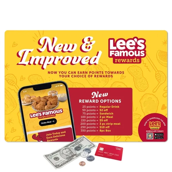 13"x19"x.015" - Ultra Thin Removable/Repositionable Counter Mat -Made in the USA!... from ASI 49716 Digispec & CounterPoint / COUNTERPOINT®