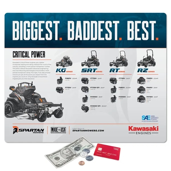 16"x20"x.015" - Ultra Thin Removable/Repositionable Counter Mat -Made in the USA!... from ASI 49716 Digispec & CounterPoint / COUNTERPOINT®