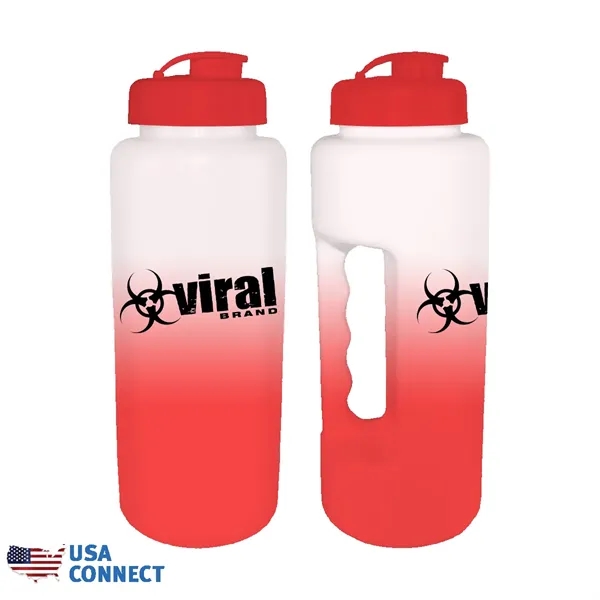 Mood™ 32 oz. Grip Bottle with Flip Top Cap - USA... from ASI 30270 Aakron Line