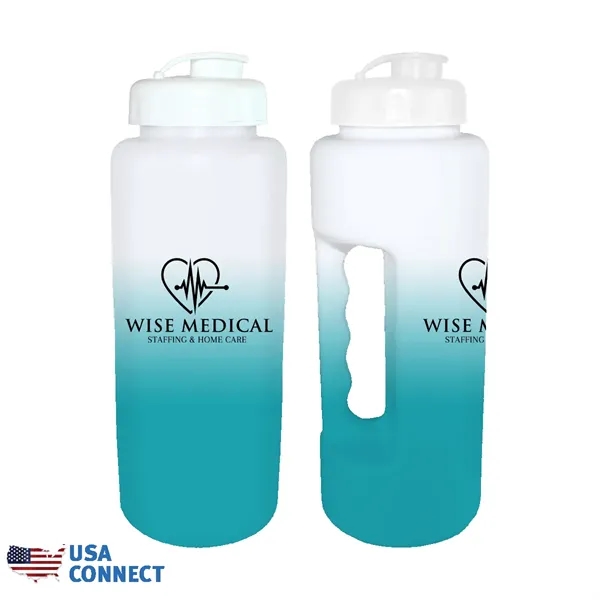 Mood™ 32 oz. Grip Bottle with Flip Top Cap - USA... from ASI 30270 Aakron Line