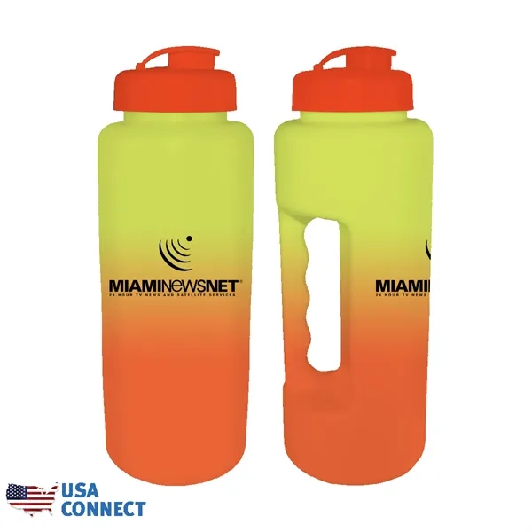 Mood™ 32 oz. Grip Bottle with Flip Top Cap - USA... from ASI 30270 Aakron Line