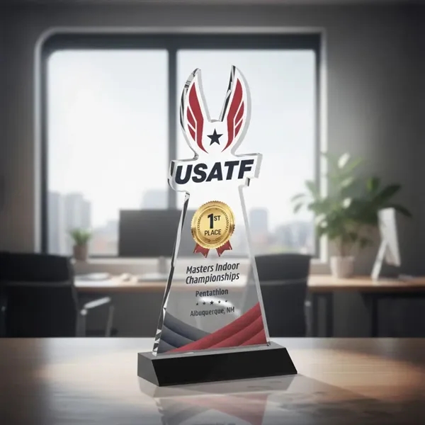 Custom VividPrint™ Award on Hartford Base - Black (via Air)... from ASI 84592 St Regis Group / St Regis