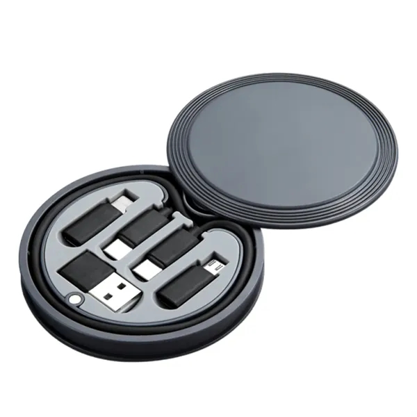 5 in 1 charging cable with keyring box plus 1 color... from ASI 37218 Athena Promo (tm)