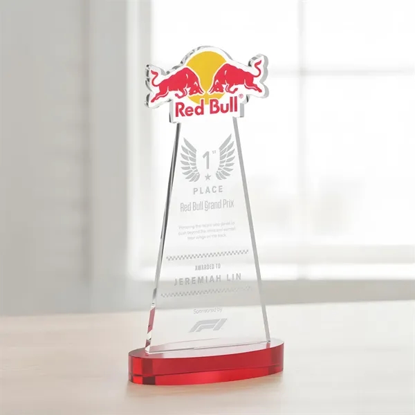 Custom VividPrint™ Award on Alberton Base - Red (via Air)... from ASI 84592 St Regis Group / St Regis