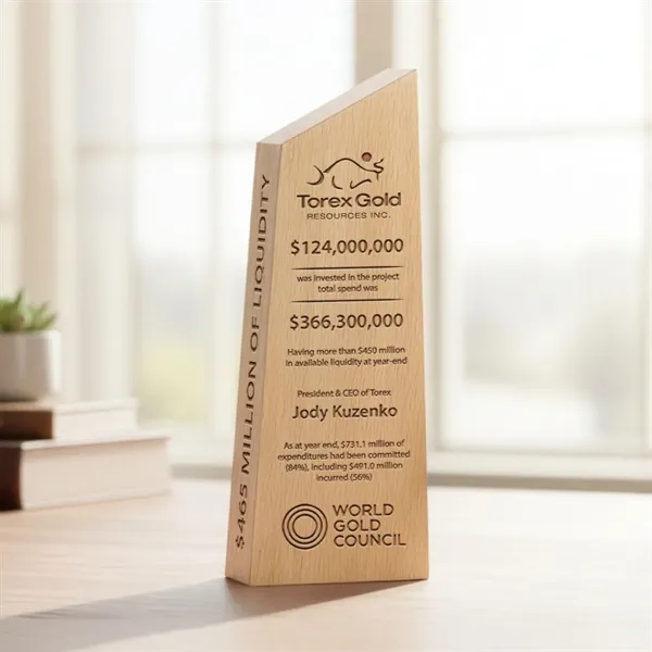 The **1.5" thick** freestanding beechwood Nottinghill Award conveys a sense of... from ASI 84592 St Regis Group / St Regis