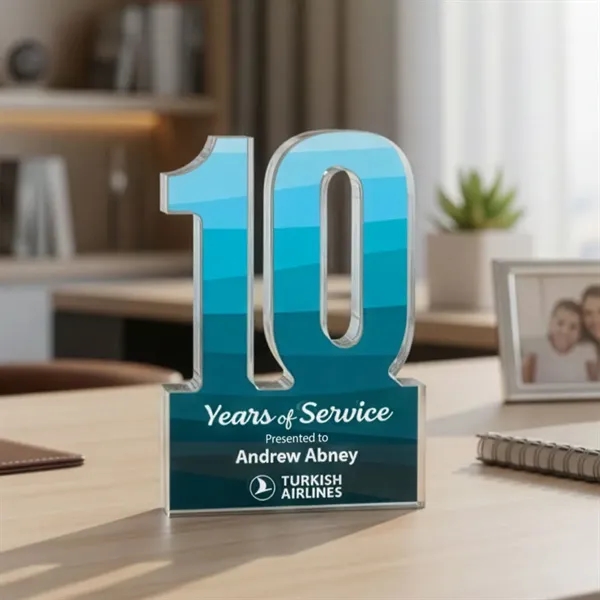 Recognize a milestone with the Astoria Acrylic VividPrint™ Awards. Featuring free-standing... from ASI 84592 St Regis Group / St Regis