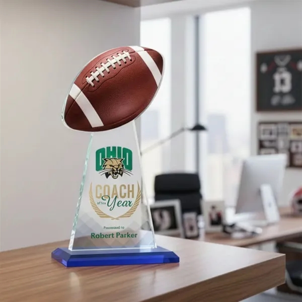 The Starfire Crystal Edenwood VividPrint™ Award stands tall as a symbol... from ASI 84592 St Regis Group / St Regis