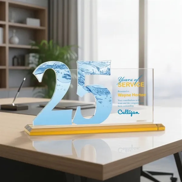 Hazelton VividPrint™ Award - Amber... from ASI 84592 St Regis Group / St Regis