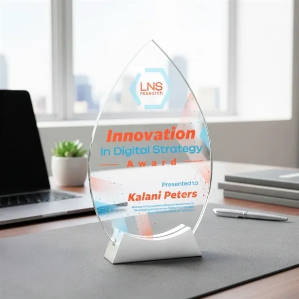 The Newham VividPrint™ Award is a striking recognition piece crafted from... from ASI 84592 St Regis Group / St Regis