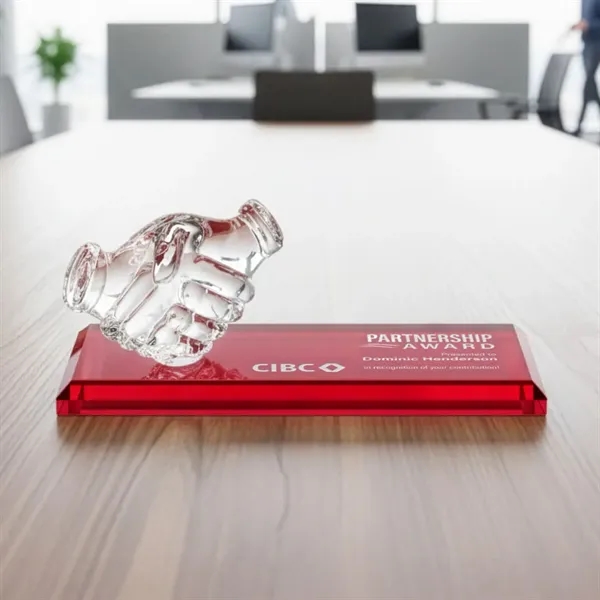 Celebrate teamwork, partnership, and shared success with our striking Northam Shaking... from ASI 84592 St Regis Group / St Regis