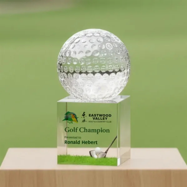 Our exquisite Optical Crystal Golf Ball VividPrint™ Award is a timeless... from ASI 84592 St Regis Group / St Regis