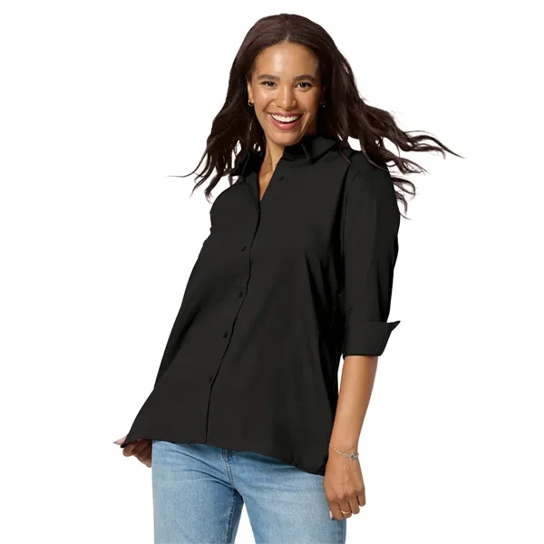 Blue Generation - Women's Pocketless 3/4-Sleeve Poplin Sw...... from ASI 86018 Scrub Authority