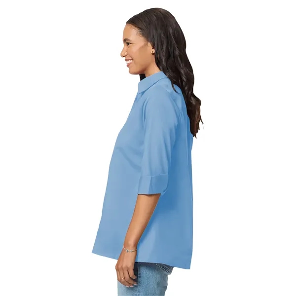 Blue Generation - Women's Pocketless 3/4-Sleeve Poplin Sw...... from ASI 86018 Scrub Authority