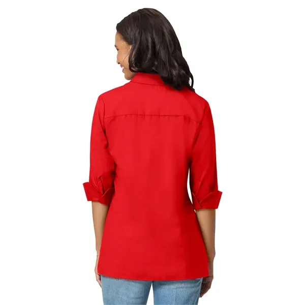 Blue Generation - Women's Pocketless 3/4-Sleeve Poplin Sw...... from ASI 86018 Scrub Authority