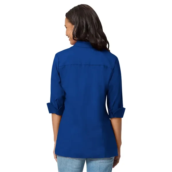 Blue Generation - Women's Pocketless 3/4-Sleeve Poplin Sw...... from ASI 86018 Scrub Authority