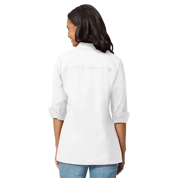 Blue Generation - Women's Pocketless 3/4-Sleeve Poplin Sw...... from ASI 86018 Scrub Authority