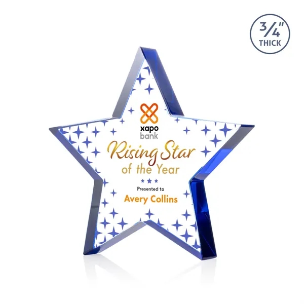 Esna Star VividPrint™ Award - Blue... from ASI 84592 St Regis Group / St Regis
