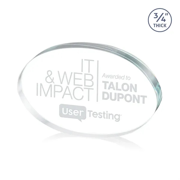 The Baldus Oval award is made from Starfire Crystal and available... from ASI 84592 St Regis Group / St Regis