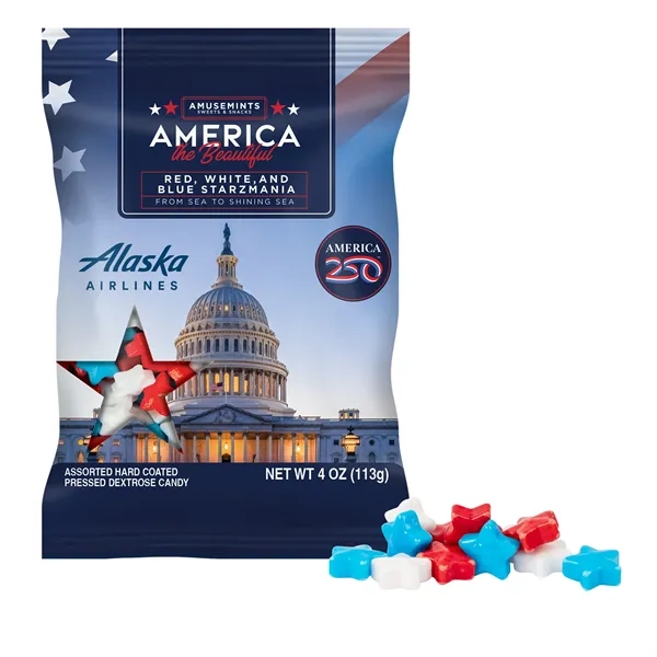America 250- 4oz. Digibag-Patriotic Starzmania... from ASI 44900 NC Custom (CI/Lanco) / Chocolate Inn