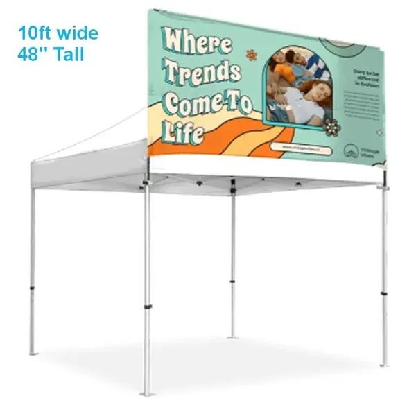 Tent Banners to grab attention... from ASI 30442 Above & Beyond Advertising Products / PromoAdLine