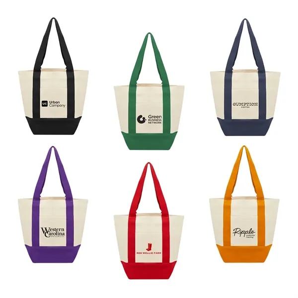 13" x 11" x 6"  recycled cotton canvas tote bag... from ASI 63549 Jornik Manufacturing Corp