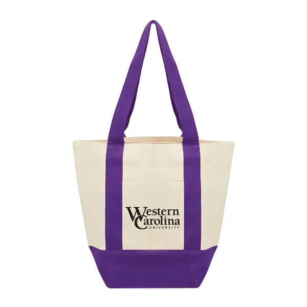 13" x 11" x 6"  recycled cotton canvas tote bag... from ASI 63549 Jornik Manufacturing Corp