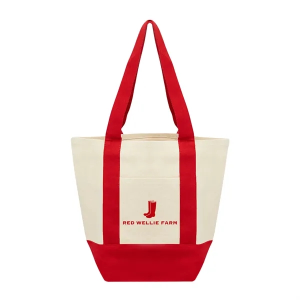 13" x 11" x 6"  recycled cotton canvas tote bag... from ASI 63549 Jornik Manufacturing Corp