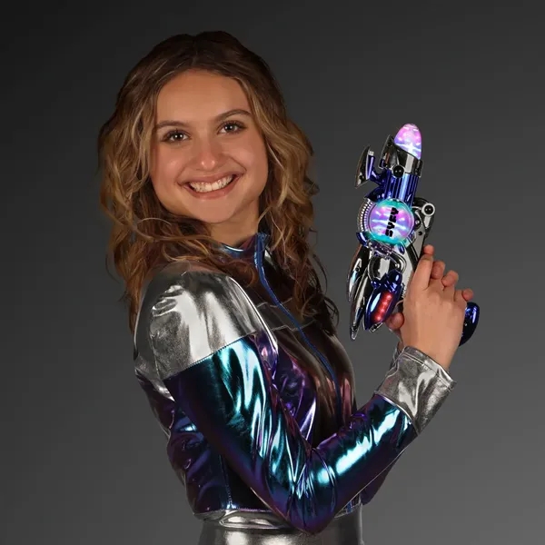 Blank or imprinted light up sound effects gun.... from ASI 34194 ALightPromos / Alight Promotional Products