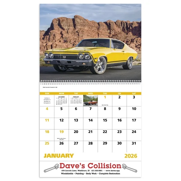 Muscle Thunder - Spiral... from ASI 40480 Koozie Group / Norwood Triumph Calendar