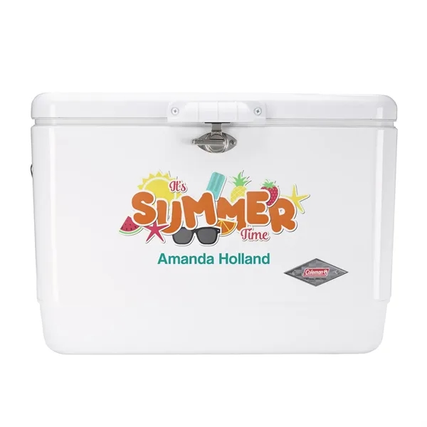Coleman® 54 Qt. Classic Steel-Belted® Cooler... from ASI 40480 Koozie Group