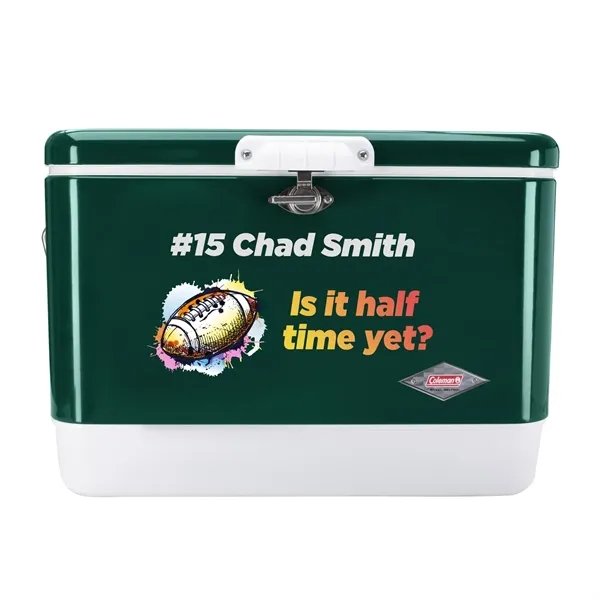 Coleman® 54 Qt. Classic Steel-Belted® Cooler... from ASI 40480 Koozie Group