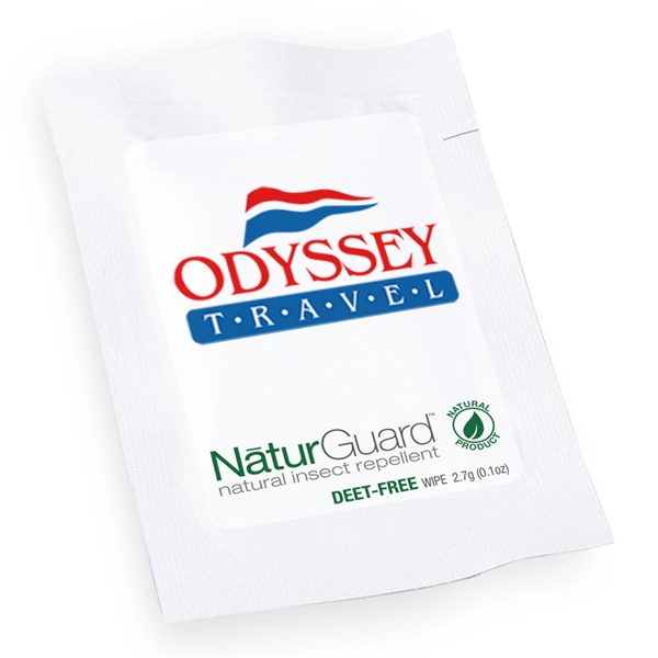 NaturGuard Natural Insect Repellent Wipes, Label Imprint... from ASI 73497 Natural Trends