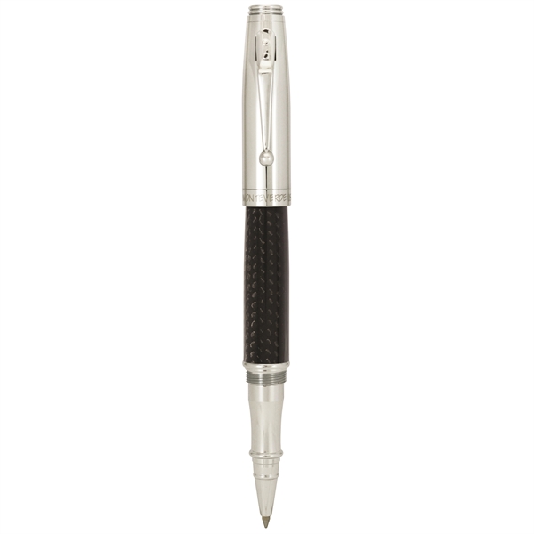 Exquisite chrome carbon fiber rollerball pen.... from ASI 98760 Yafa Line, Inc. / MonteVerde®