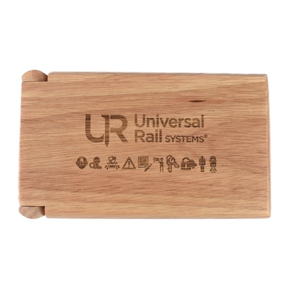 Travel solid wood cribbage game set that measures 7 1/4" x... from ASI 72657 Active Life Promo / Apres Ski Ingrain Promo