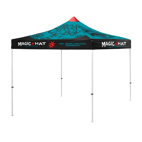 10' x 10' one-piece pop up polyester gazebo with powder-coated steel... from ASI 76730 Peerless Umbrella Co Inc / Threads By Peerless