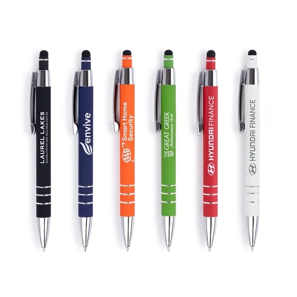 Soft satin silk touch metal pen with click action.... from ASI 55583 GMG Pen / Ultra PENWORKS