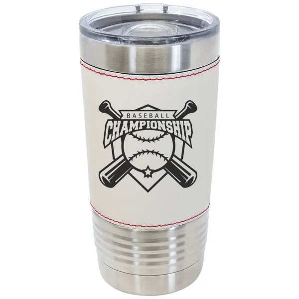 20 oz. stainless steel sports tumbler with double-wall vacuum insulation, clear... from ASI 74601 Calico