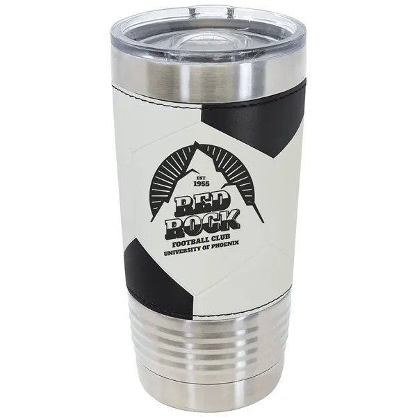 20 oz. stainless steel sports tumbler with double-wall vacuum insulation, clear... from ASI 74601 Calico